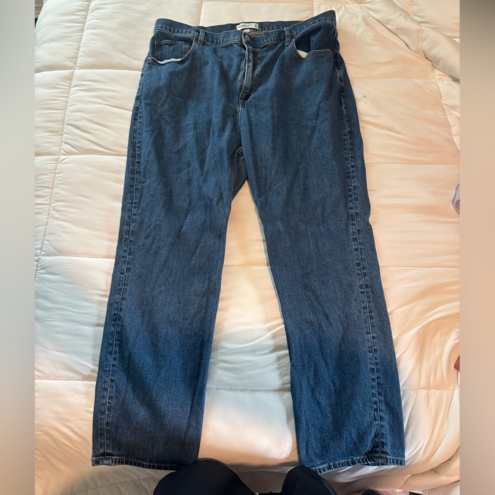 Abercrombie & Fitch Ankle Straight Ultra High Rise
